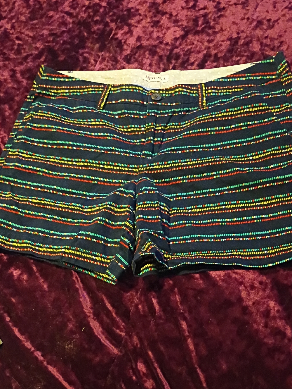 Merona Multicolor Striped Shorts